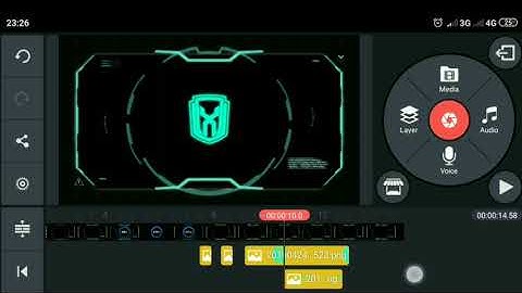 How to make techno logo reveal intro in kinemaster