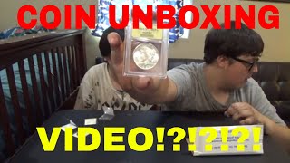 Coin Unboxing Video - 1880 morgan - 1851 one cent - With Denton