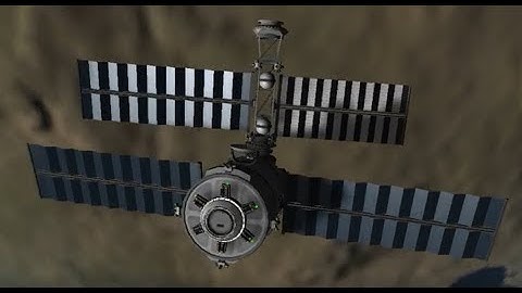KSP - Space Station, Docking a Solar Array Module