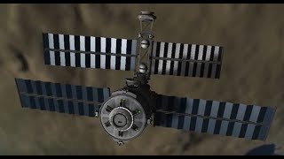 KSP - Space Station, Docking a Solar Array Module