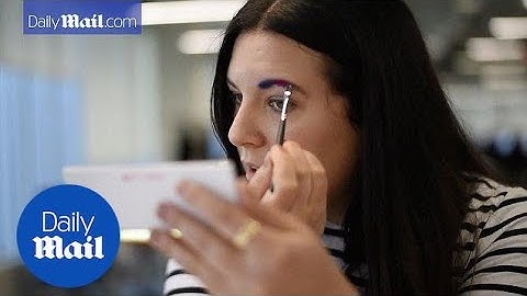 FEMAIL put rainbow eyebrows to the test on the streets of NYC - Daily Mail