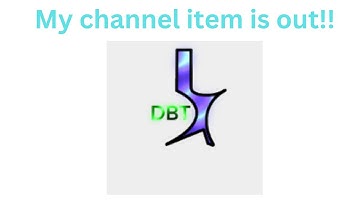 My BlockTanks Channel Item!!