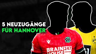 Hannover 96: 5 Transfers für den Aufstieg in die Bundesliga!