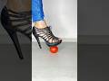 ASMR Tomatoes vs High Heels Crushing | Crunchy &amp; Satisfying Oddly Sounds 👠 #shorts #ytshorts #viral