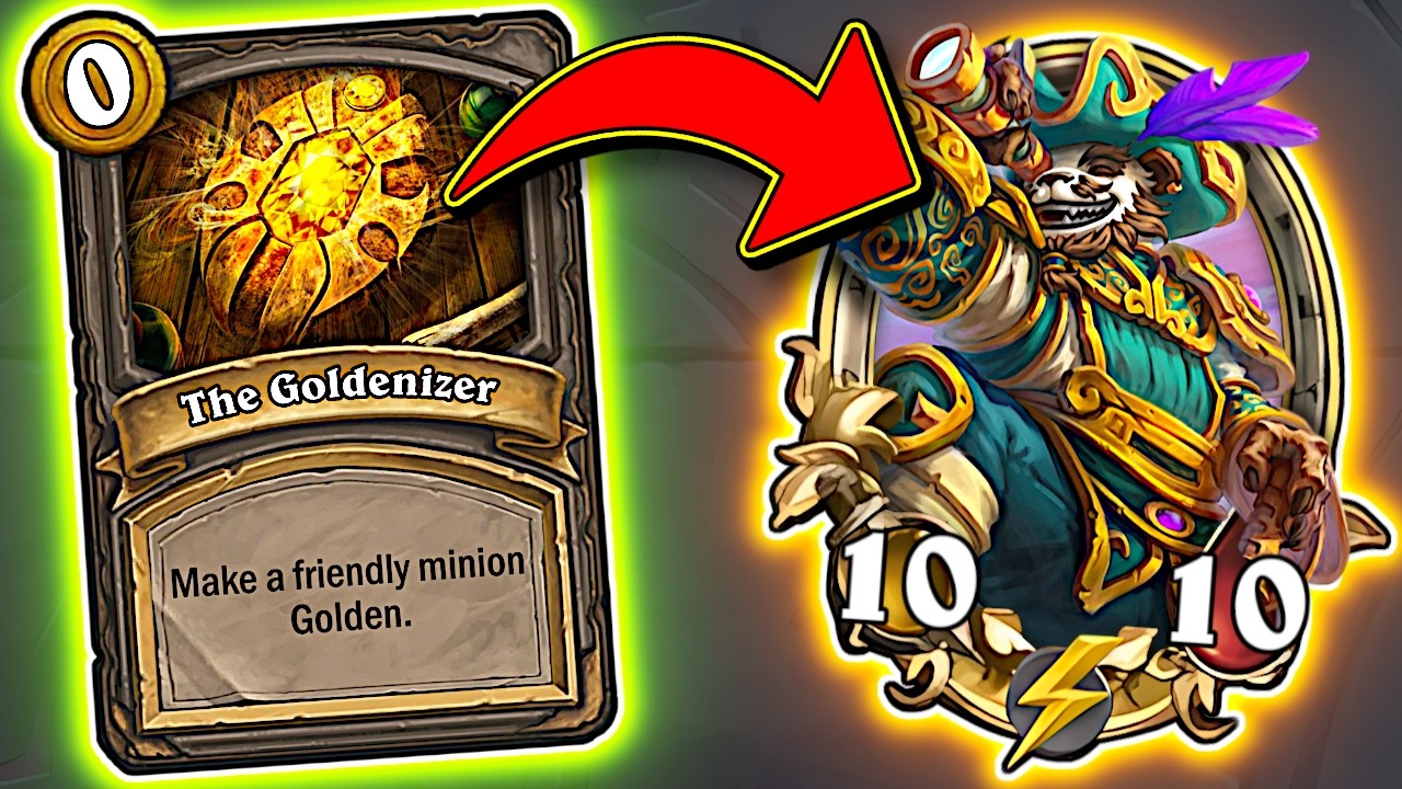 Full Greed with Goldenizer Gives us a Crazy Turn 9! | Hearthstone Battlegrounds