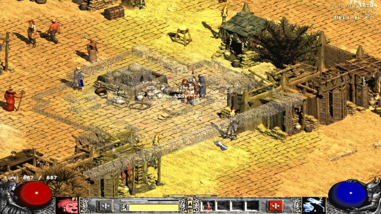 Diablo 2 Median XL Ultimative XVI - Как копировать вещи, и выбор шмота для BOWDruid