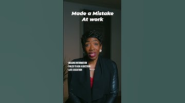 Made a Mistake at Work #shorts