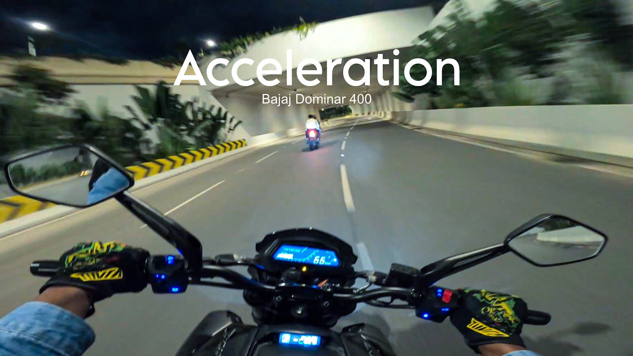 Dominar 400 Pure Acceleration at Night | Bangalore  [Pure Sound] 