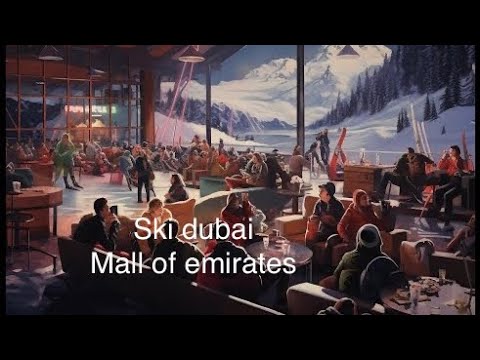 Snowy Adventures in Dubai: Exploring Ski Dubai's Winter Wonderland! 4k cinematic travel vlog