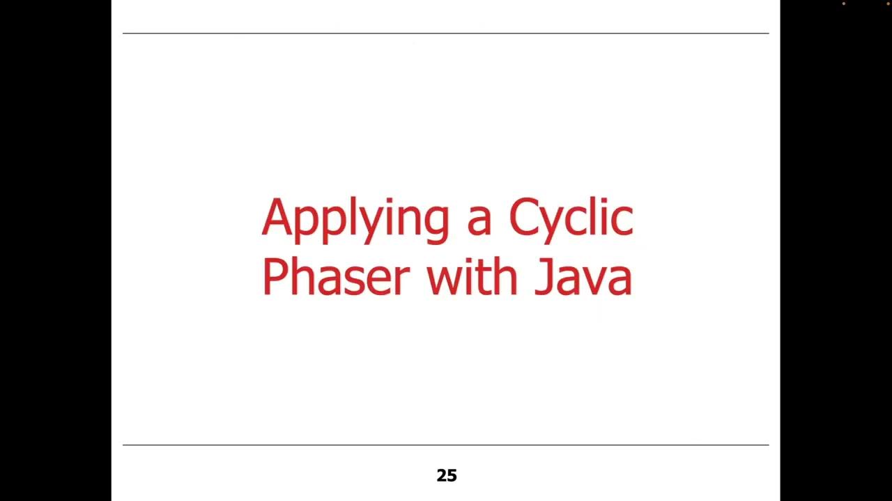 Example Application of Java Phaser - YouTube
