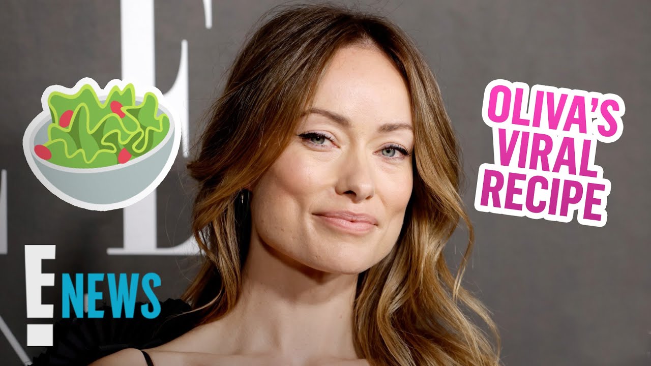 Olivia Wilde Posts Recipe For "Special" Salad Dressing E! News YouTube