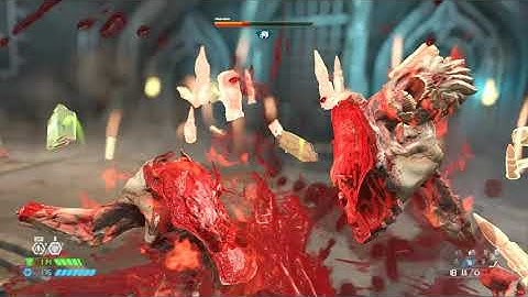 hell knight gets run over in doom eternal