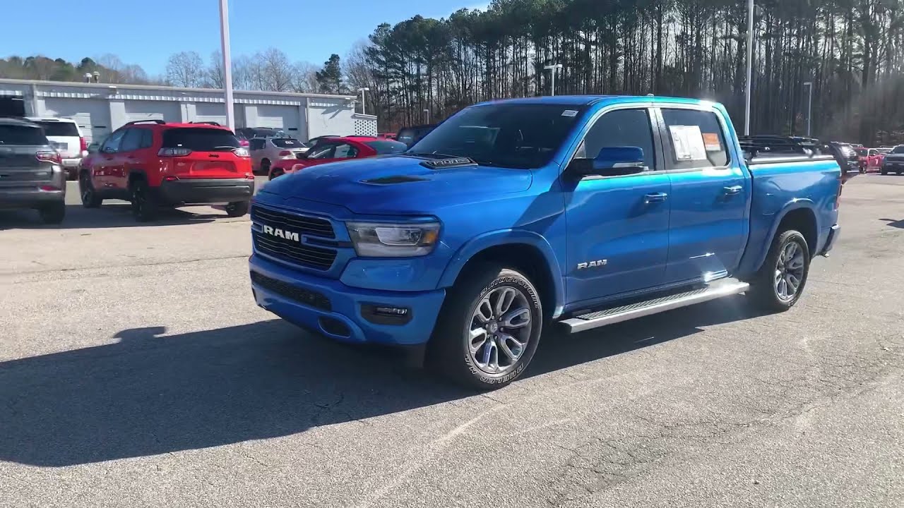 2020 RAM 1500 Laramie 4WD Hemi Hydro Blue