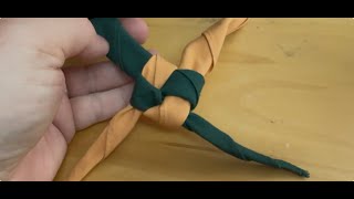 How to tie a Friendship Knot in your own necker!