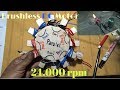 (How to) Rewinding 12 stator poles to 6 stator poles, Brushless DC Motor.