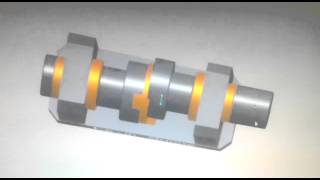 Oldham Coupling, Pro Engineer.