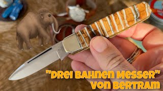 🚨 Das „Drei Bahnen Messer“ von Bertram - Manni das Mammut lässt grüßen! 🚨