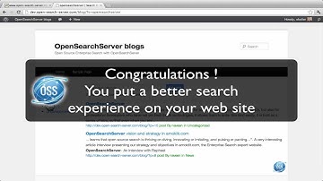 Configure OpenSearchServer with Wordpress