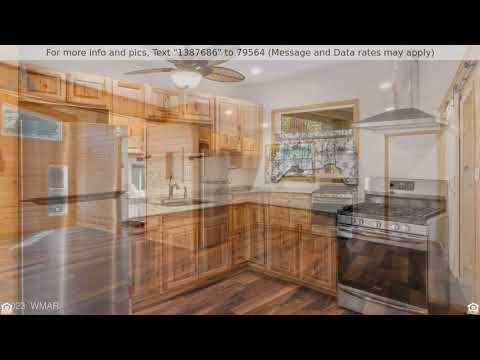 2001 Judy Ranch Road, Overgaard, AZ home video tour