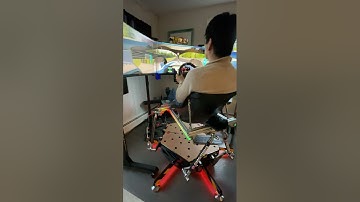 DIY 6-DoF Rotational Racing Simulator 🏎️ #arduino #SMC3 #simrig