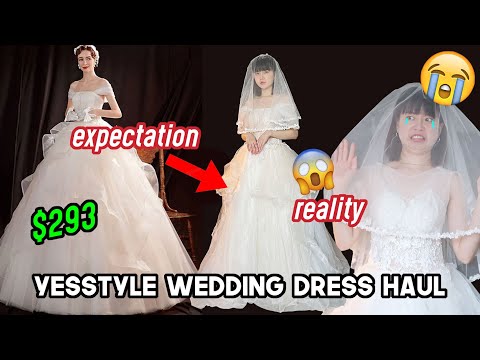 I Tried YESSTYLE Wedding Dresses (and this is what happened..) | Q2HAN