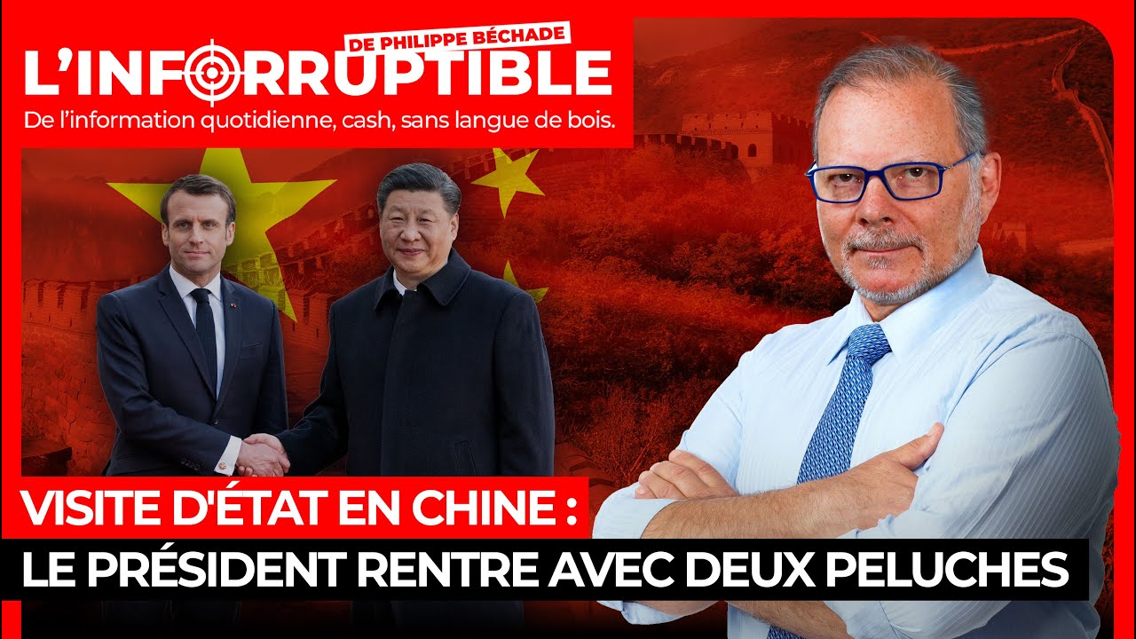 Visite d'Etat en Chine : le Président rentre avec deux peluches