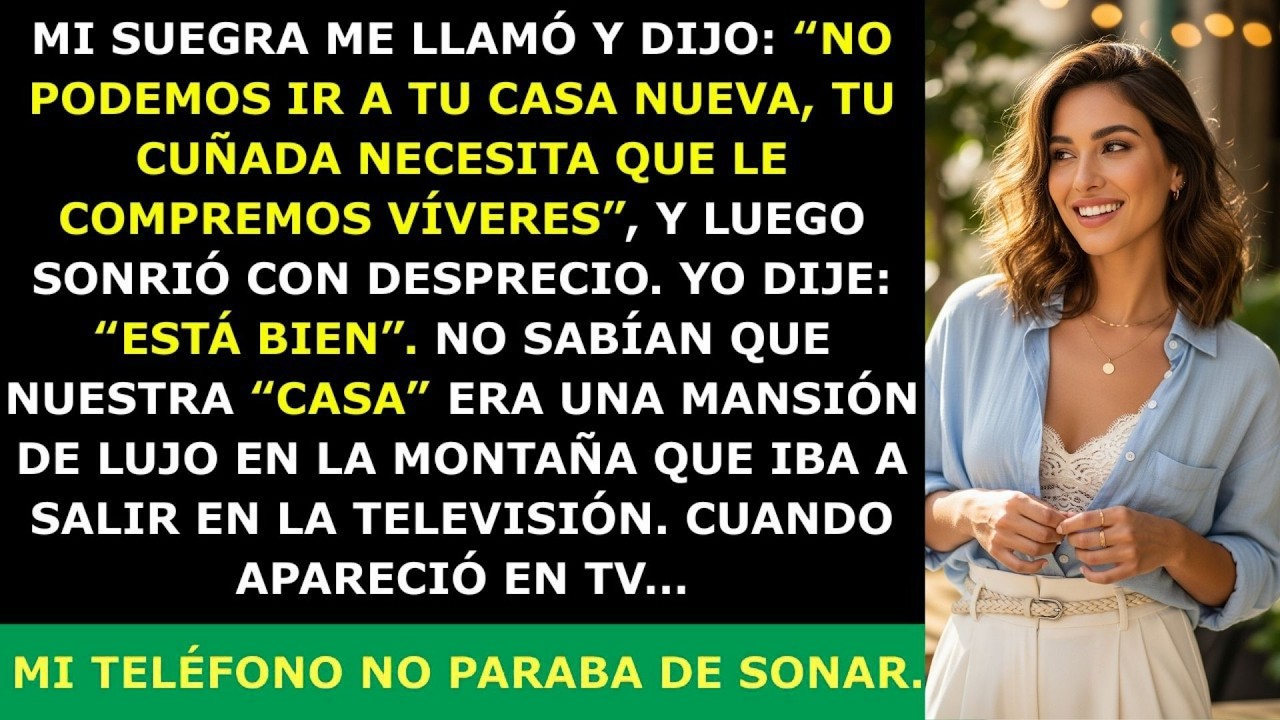 Mis Suegros Rechazaron Mi Inauguración Por Mi Cuñada — Pero Cuando Salió En TV…...🇪🇸