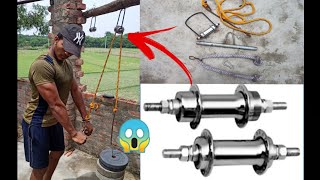 Homemade Pulley Machine For Triceps | homemade gym equipment - awesome ideas | Fit Rishu