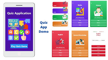Flutter Quiz App |  Mobile App Demo & Feature Showcase