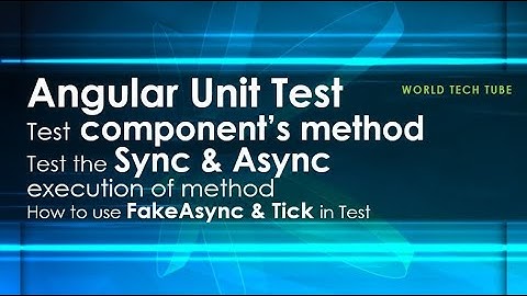 How to test component