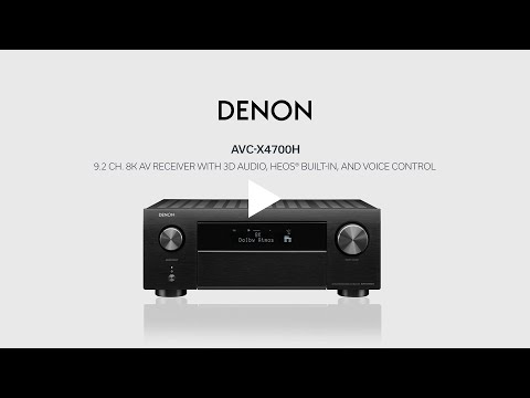 Denon - Introducing the AVC-X4700H AV Amplifier