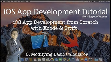 6. iOS App Development with Xcode & Swift - Modifying Basic Calculator - Design - Easyway Tutorial