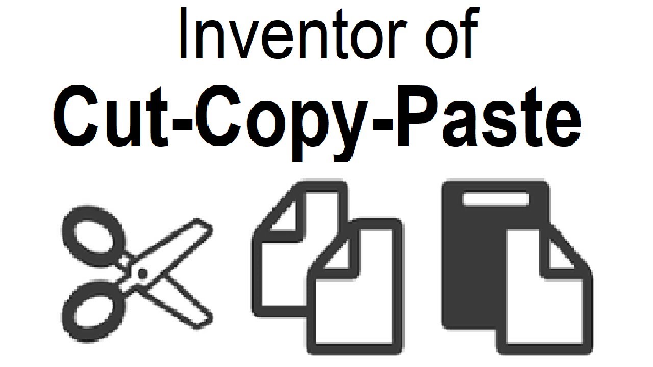 The Inventor of Cut-Copy-Paste dies at age 74 - YouTube