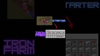 Build This Iron Farm in Under 2 Minutes! 🛠️