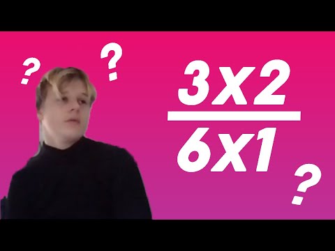 3x2/6x1, hur räknar man?