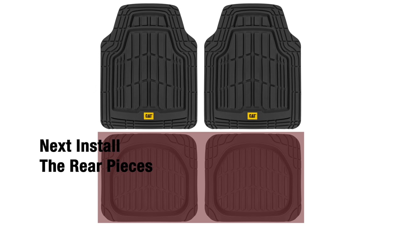 How To Easily Install Caterpillar Rubber Car Floor Mat
