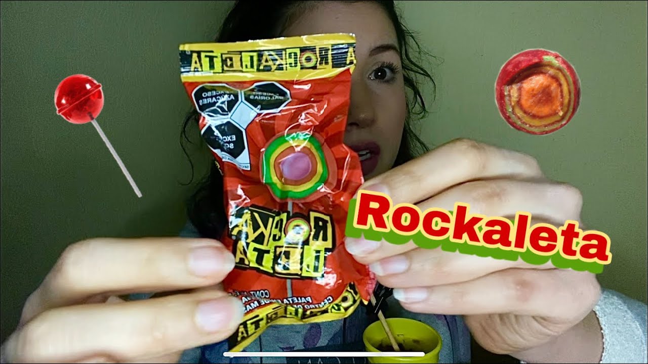 ASMR Comiendo Rockaleta hasta llegar al Chicle | ASMR Lollipop | Mouth Sounds