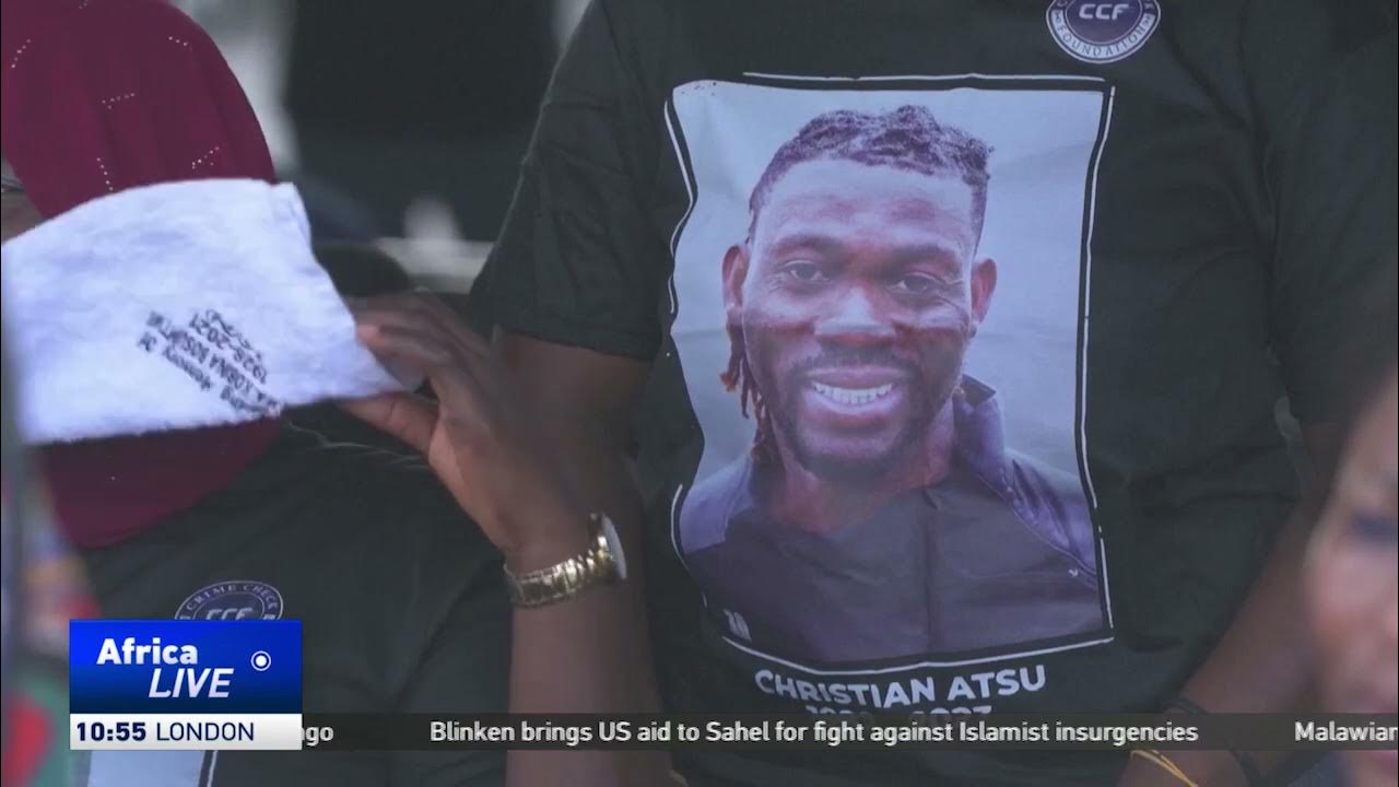 Thousands attend funeral of Ghanian football star killed in Türkiye quake