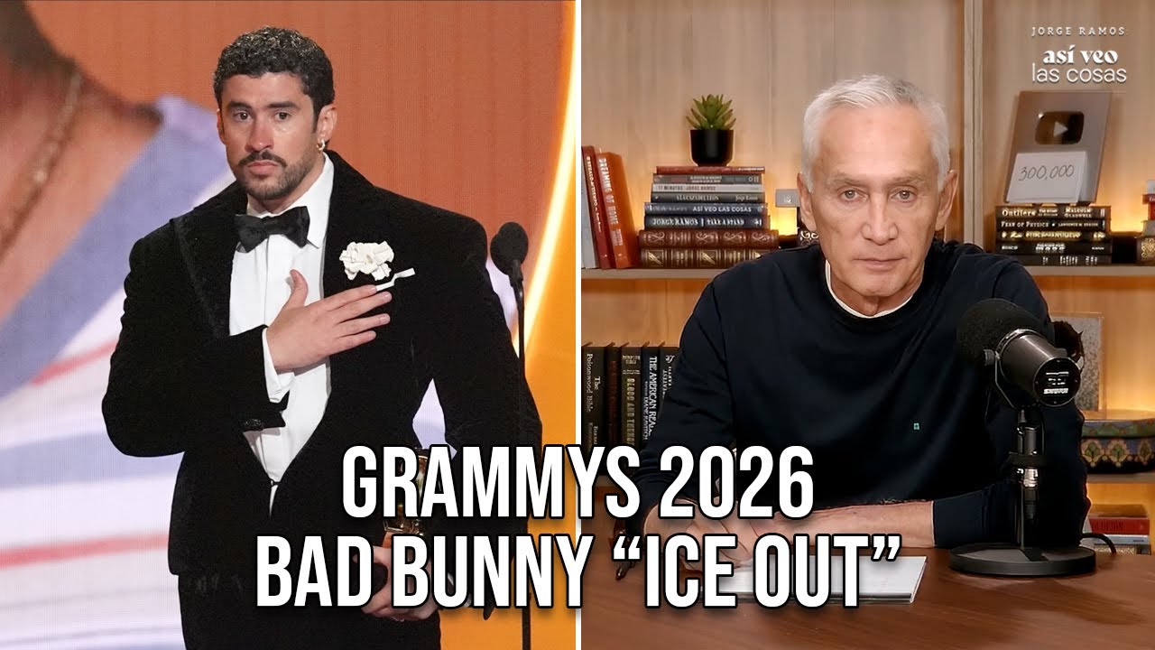 Bad Bunny en los Grammys: “ICE OUT” y el discurso que sacudió a EE.UU.