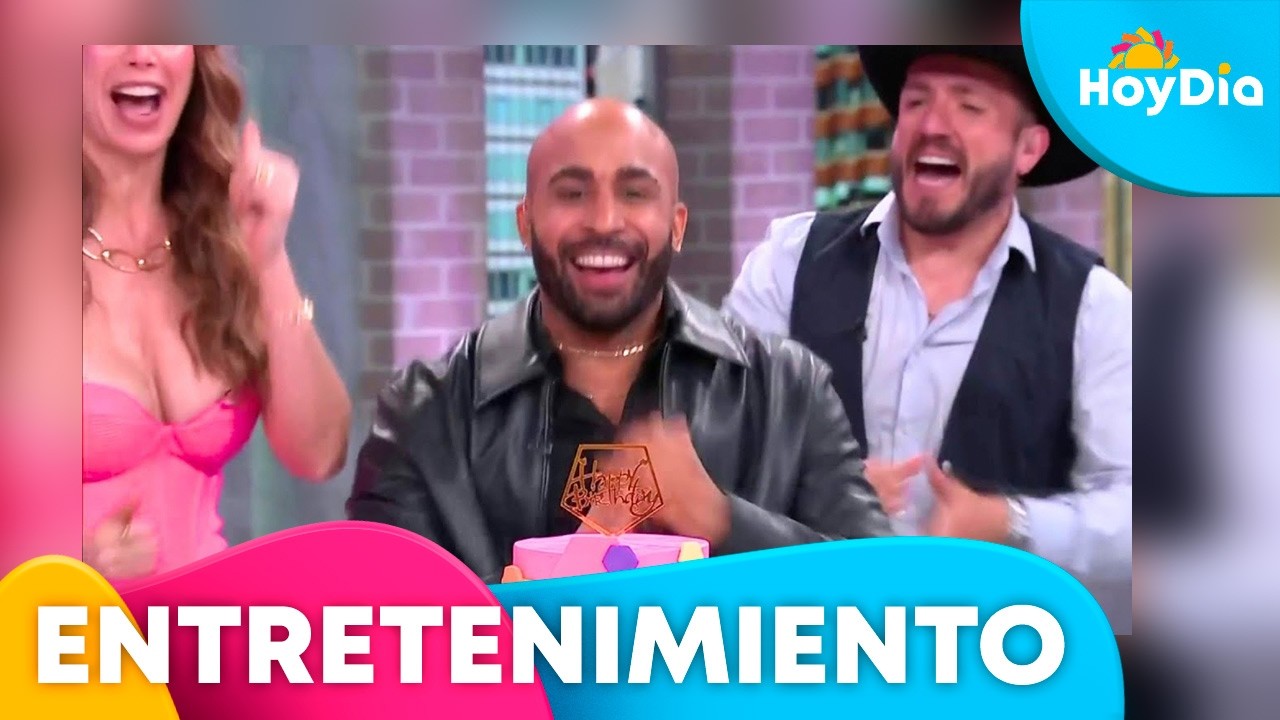 Caramelo recibe sorpresa en vivo en Hoy Día por su cumpleaños | Hoy Día | Telemundo