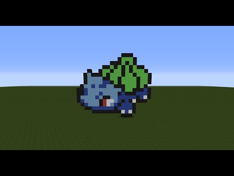 Minecraft Tutorial EP.34: How To Make A Bulbasaw Statue