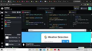 Weather Detection Website Using HTML, CSS & JavaScript | Live Weather App Project 🌦️