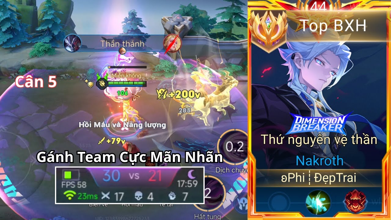 20 Phút Cho Những Trận Đấu Múa Nakroth Cân 5 Gánh Còng Lưng Rank Đầu Mùa Mãn Nhãn Của Top 1 Nakroth