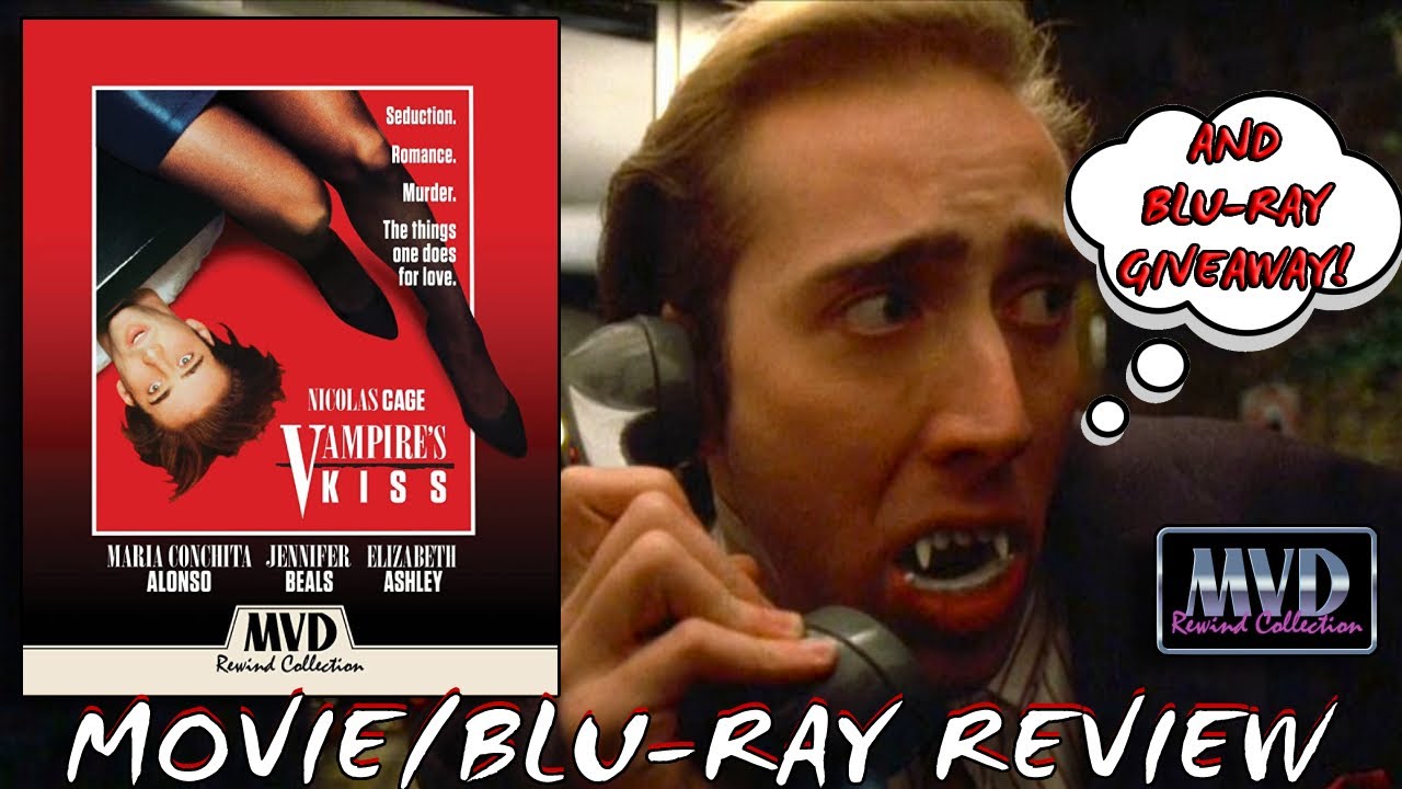 VAMPIRE'S KISS (1988) - Movie/Blu-ray Review & Giveaway (MVD Rewind Collection)