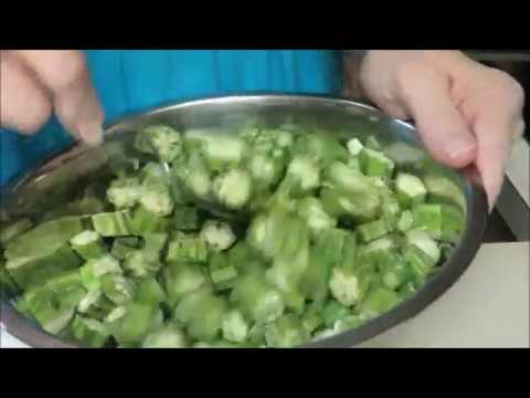 How To Make HEALTHY Okra Chips