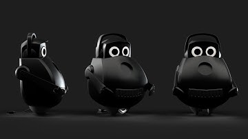 Modeling a Simple Robot in Maya (Game Asset)