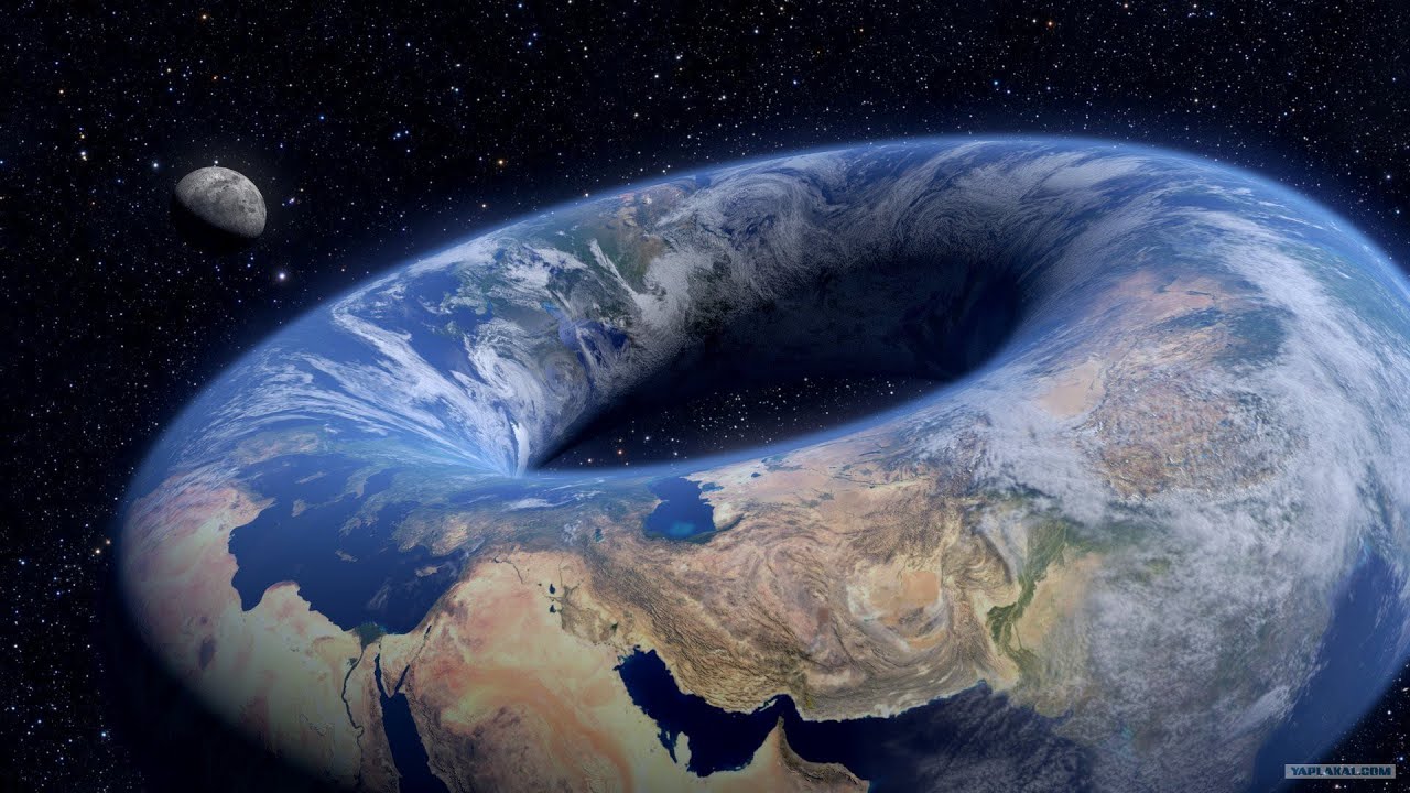 Shooting behind the dome of the Earth...