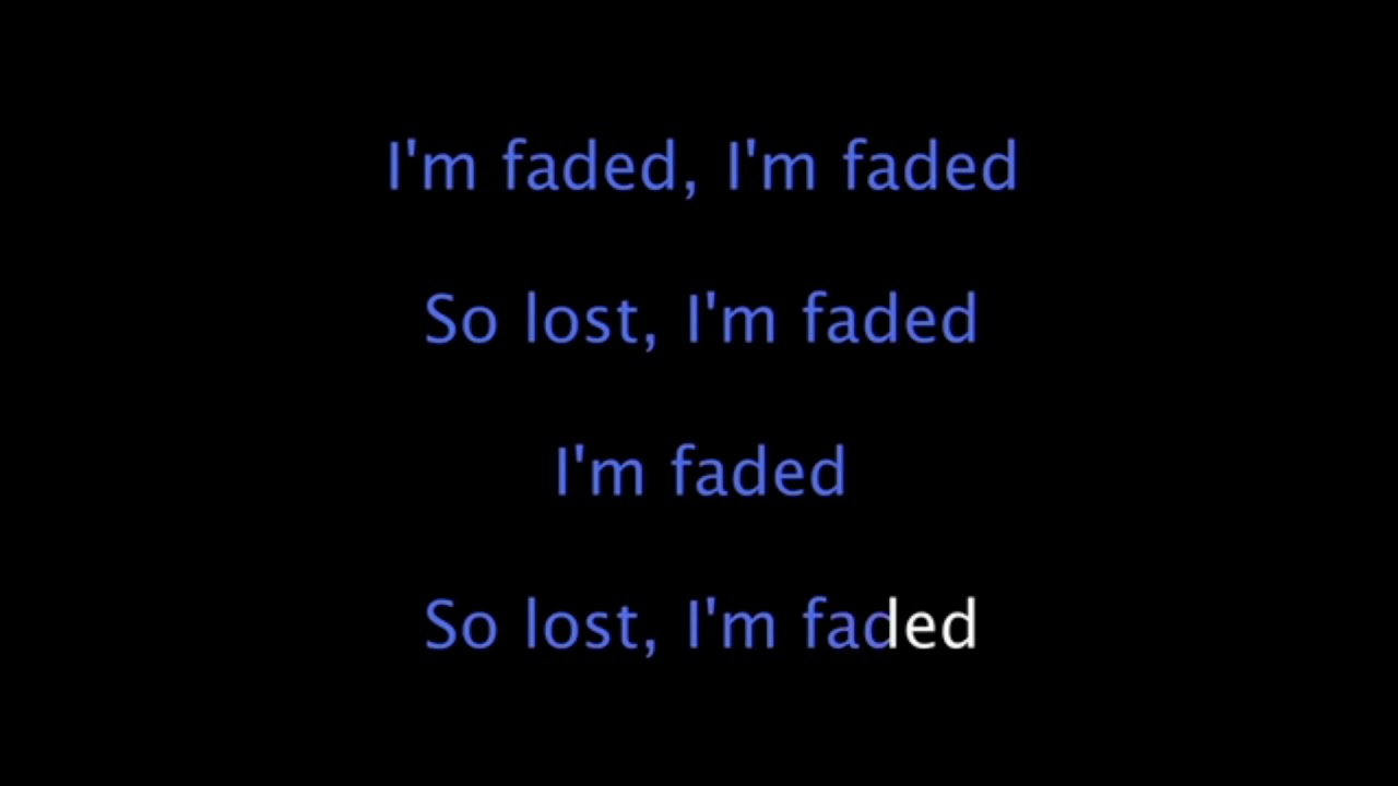 Alan Walker - Faded (Lyrics) - acapella
