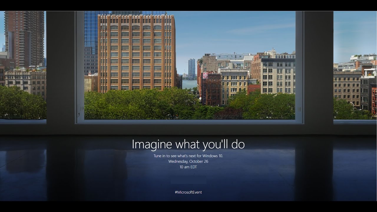 Microsoft Live Event | New York | 26 Oct 2016