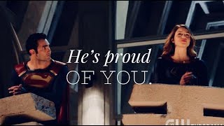 Superman & Supergirl | He's really proud of you